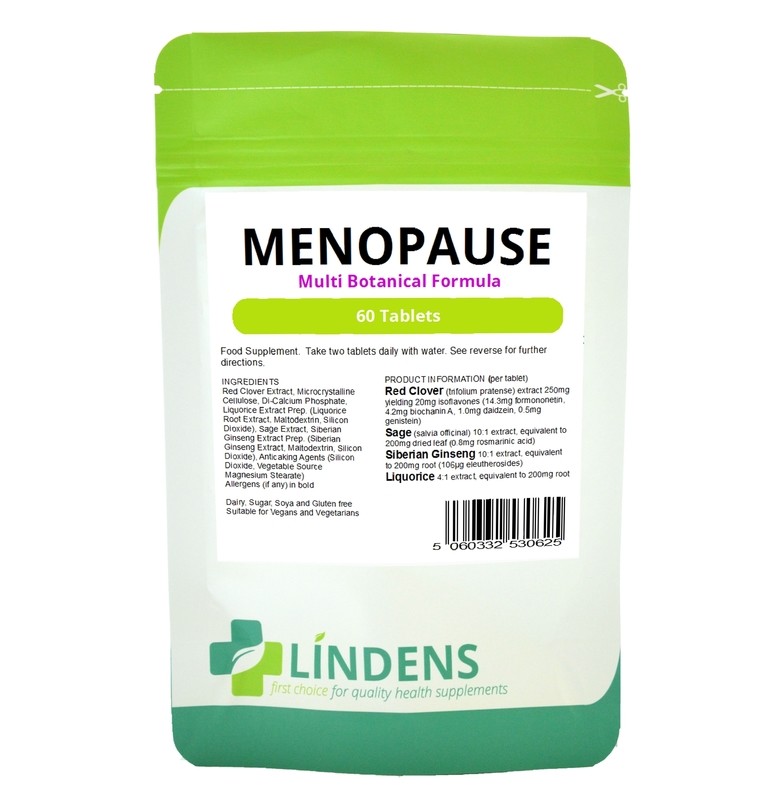 Menopause Formula 2-PACK 120 Tablets Red Clover Sage Liquorice Ginseng