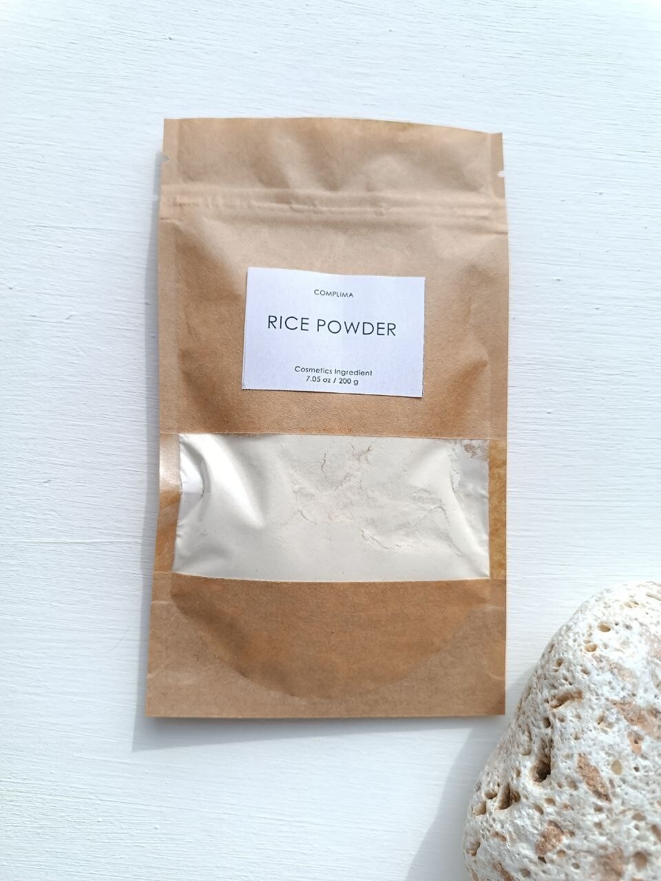 Rice Powder Organic cosmetic ingredient DIY skincare formulation Cosmetic supply