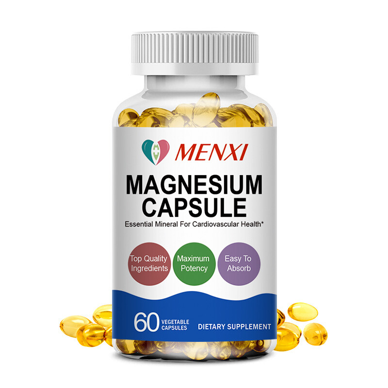 Magnesium Capsules 500mg 120 Tablets Muscle Tiredness Fatigue Bones Teeth Heart