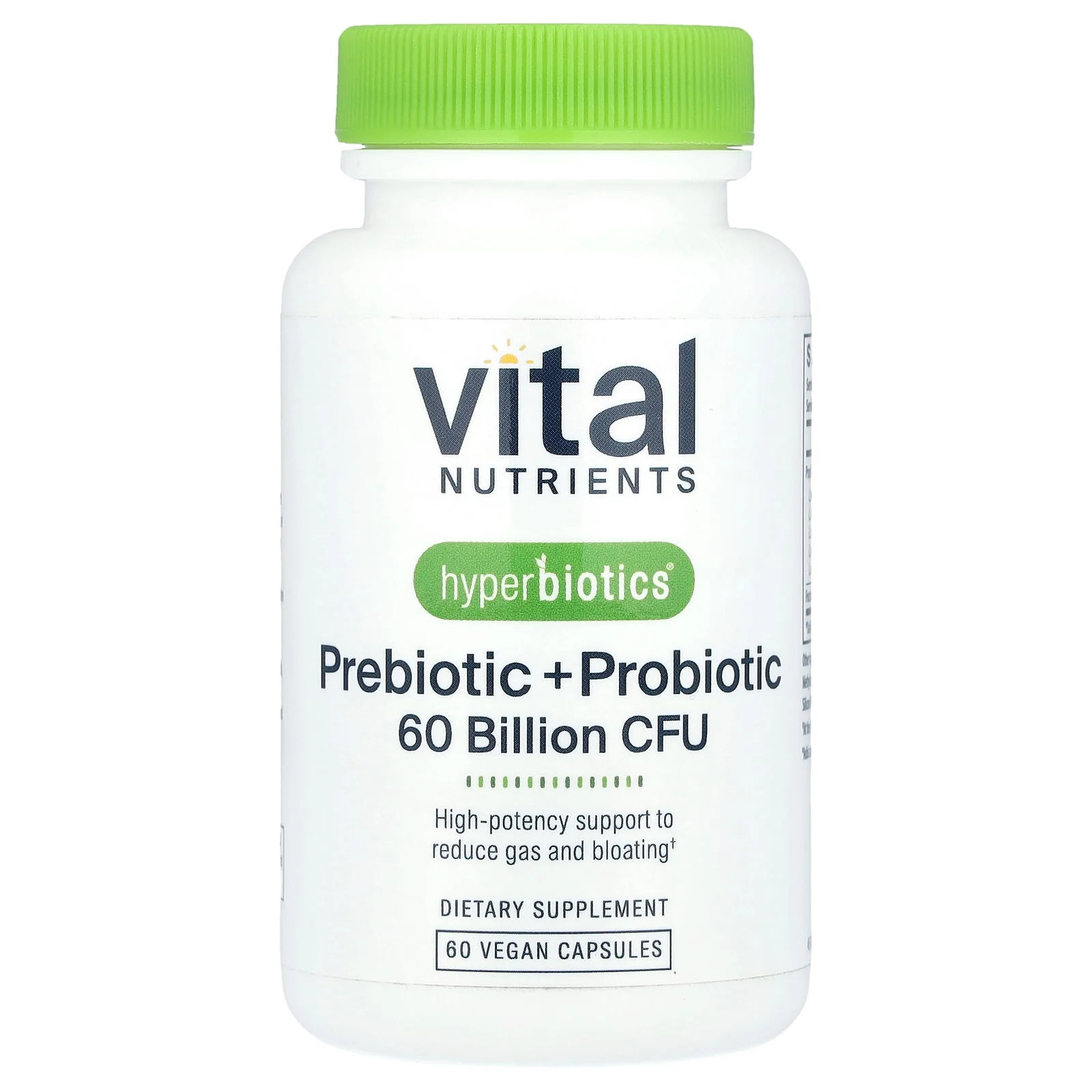2 X Vital Nutrients, Hyperbiotics�, Prebiotic + Probiotic, 60 Vegan Capsules
