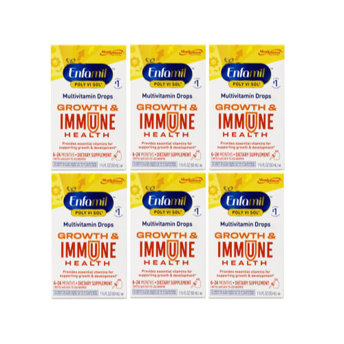 6 Pack – Enfamil Poly-Vi-Sol Vitamin Drops – 50 ML Each