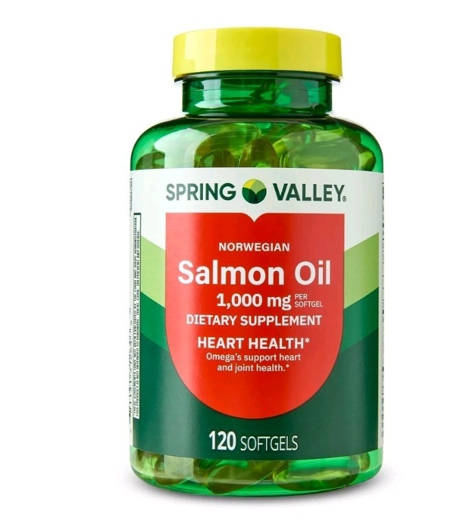 Salmón Oil Pills with OMEGA Support Heart And Cholesterol Health