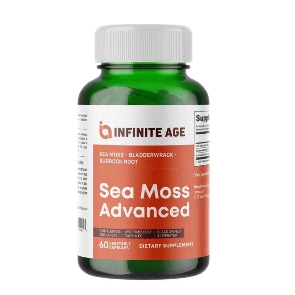 INFINITE AGE 1250mg Sea Moss Premium Superfood, High-Potency, Vegan – High Quali