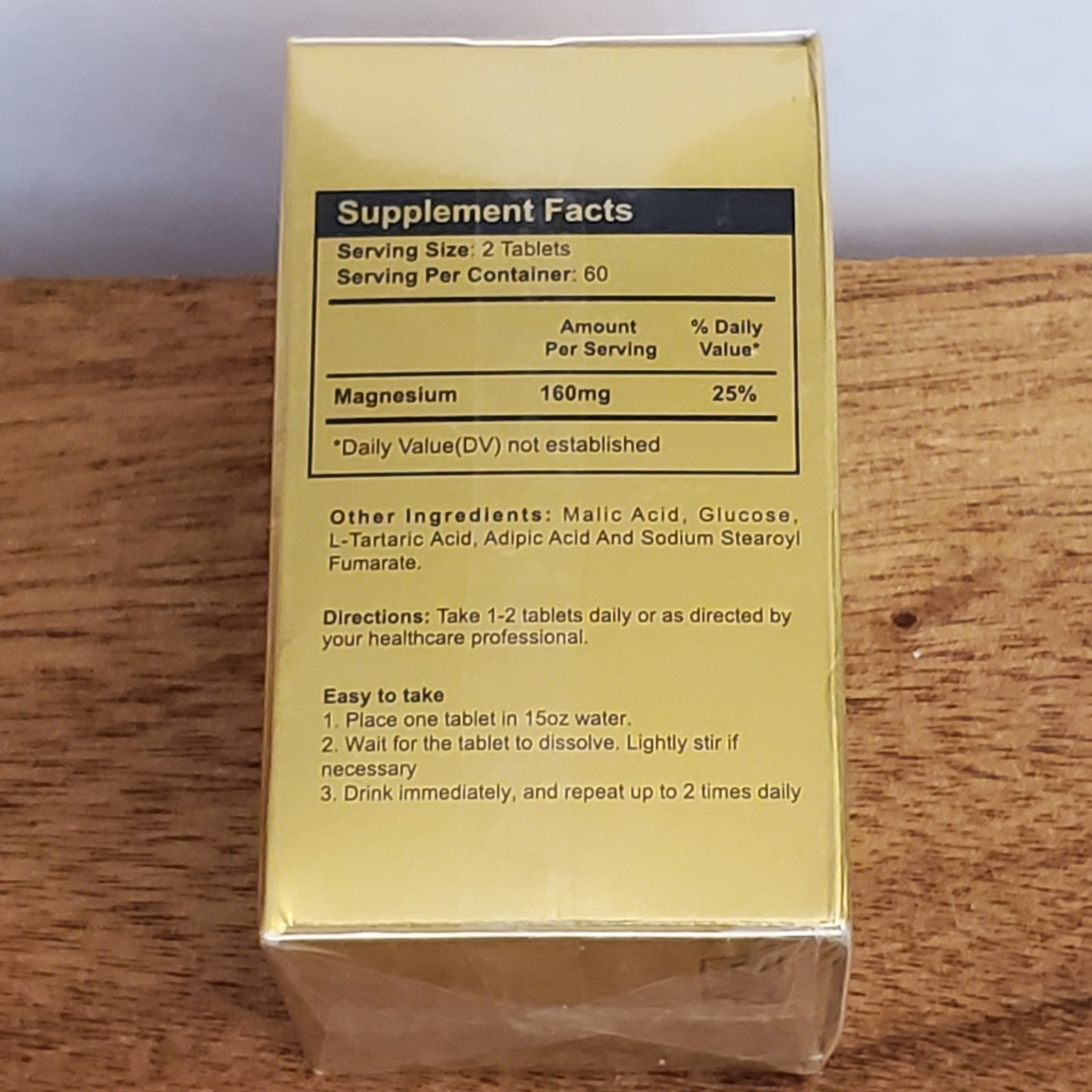 Hydrogen Water Tablets, 12 ppm H2 Molecular Hydrogen Supplement with Magnesium