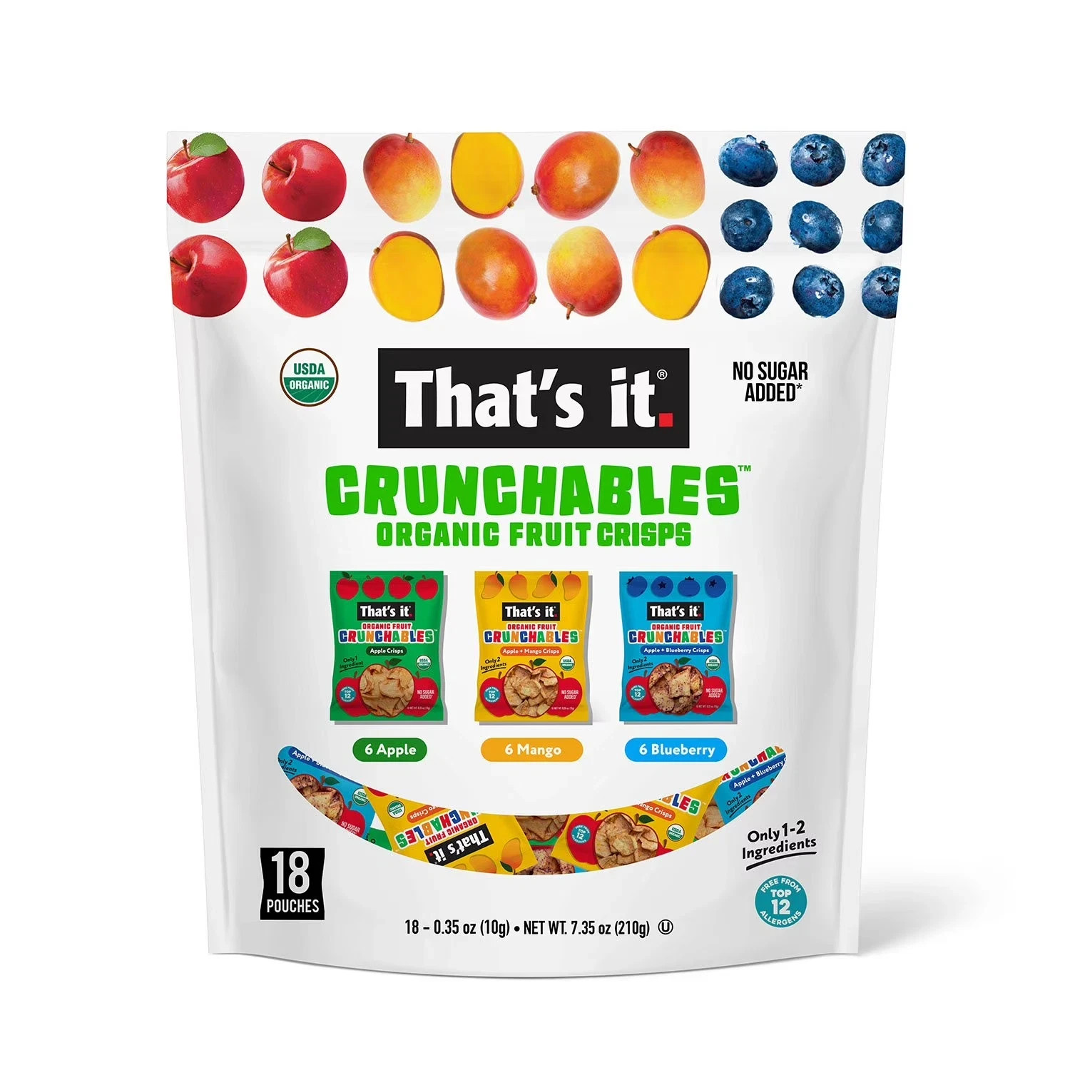 That’s It Crunchable Variety Pack, 18 pk.