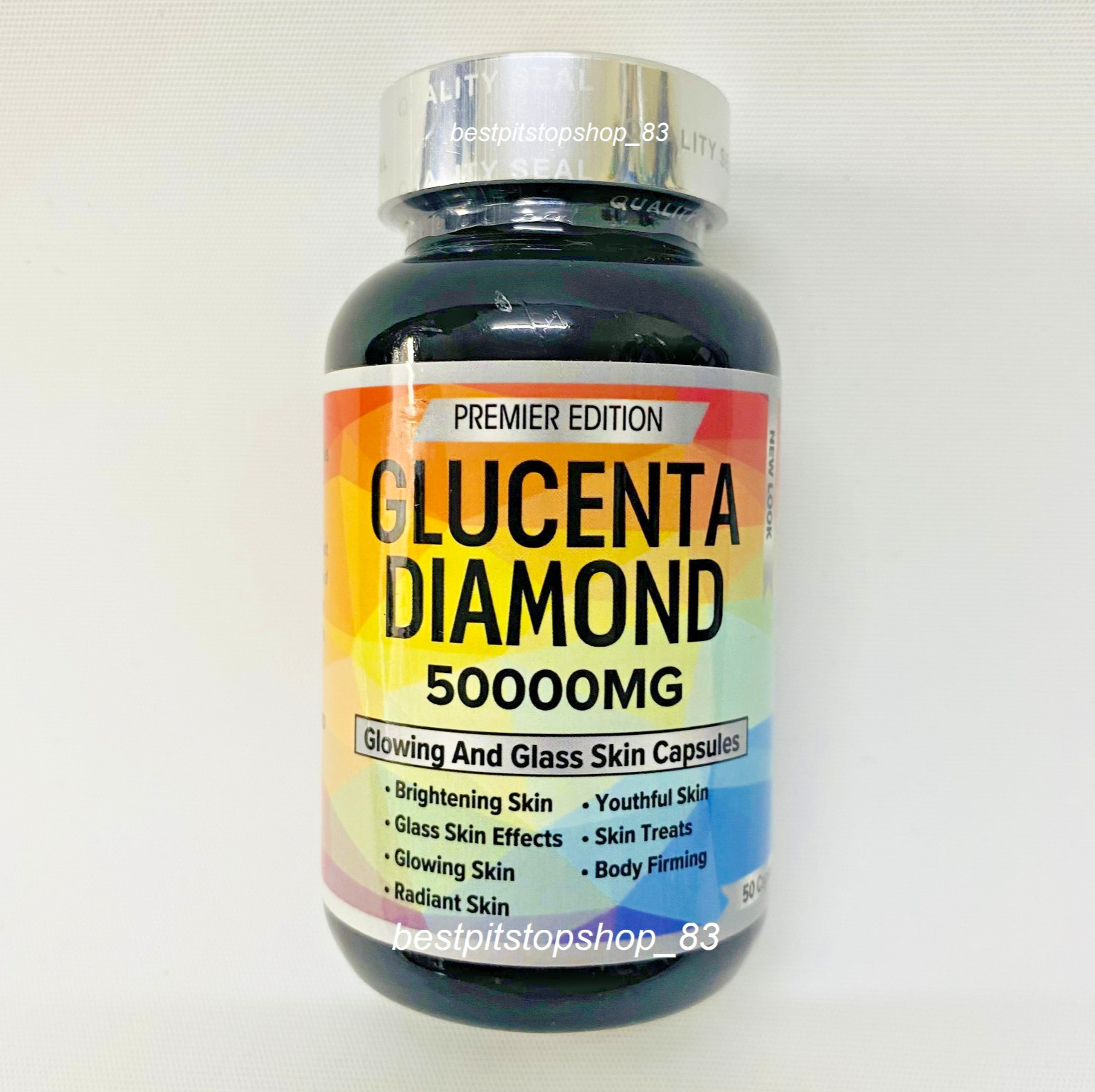Glucenta Diamond Glowing & Glass Skin 50000mg Original DHL Express Fast Ship
