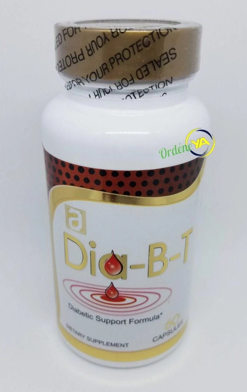 Dia-B-T Diabetic Support Formula Supplement – Blood Sugar Support – 60 Capsules