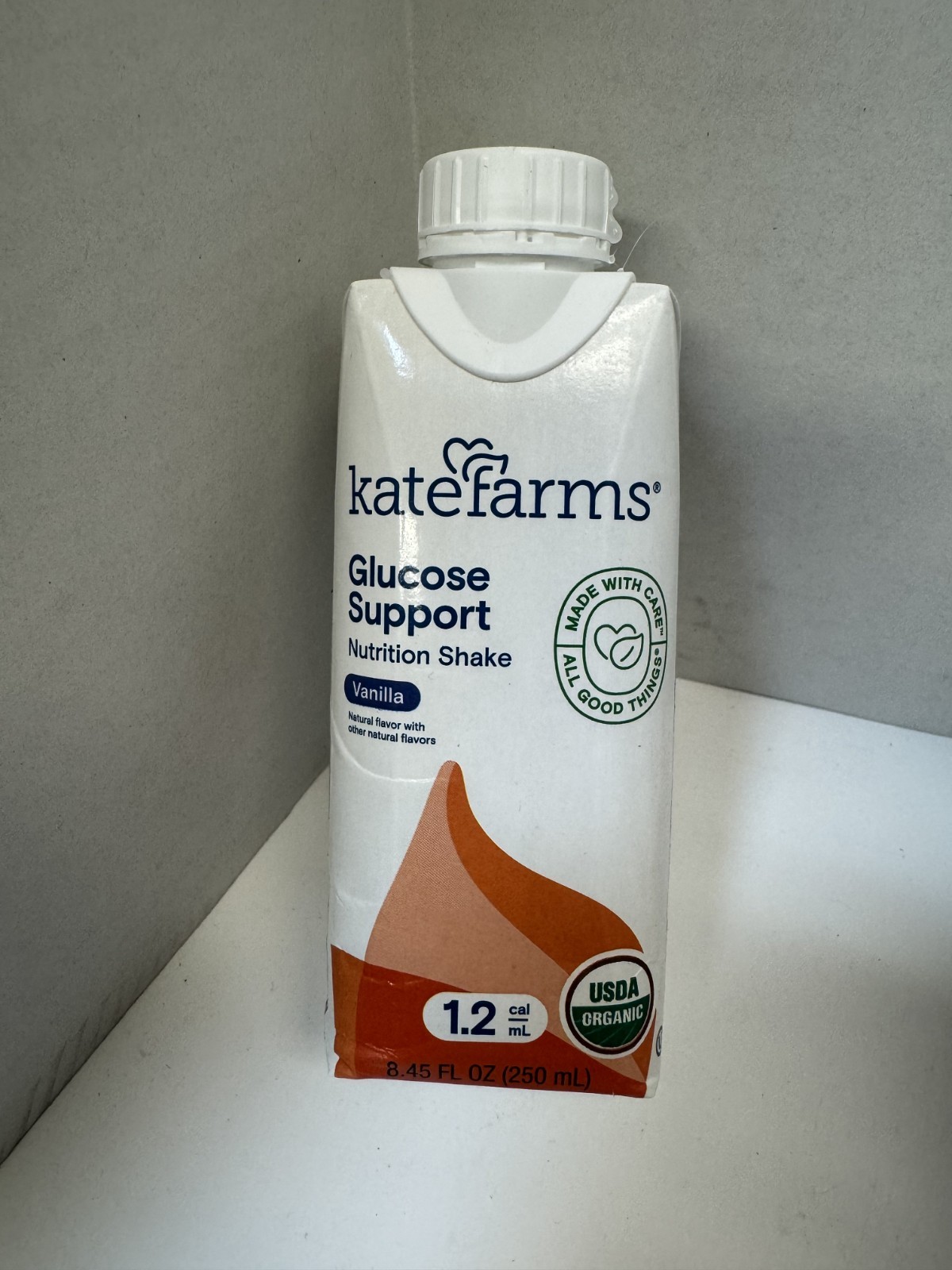24 PACK Kate Farms Vanilla Shake Glucose Support 16g Protein 8.45oz Bottle 08/26