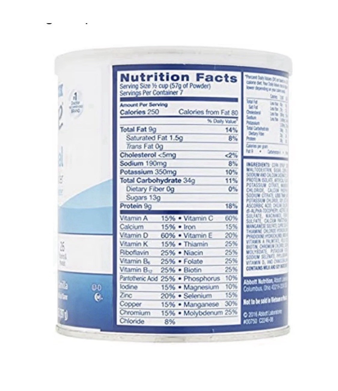 5-PACK Ensure Original Nutrition Powder Vanilla 8g Protein – 14.1 oz Save Now