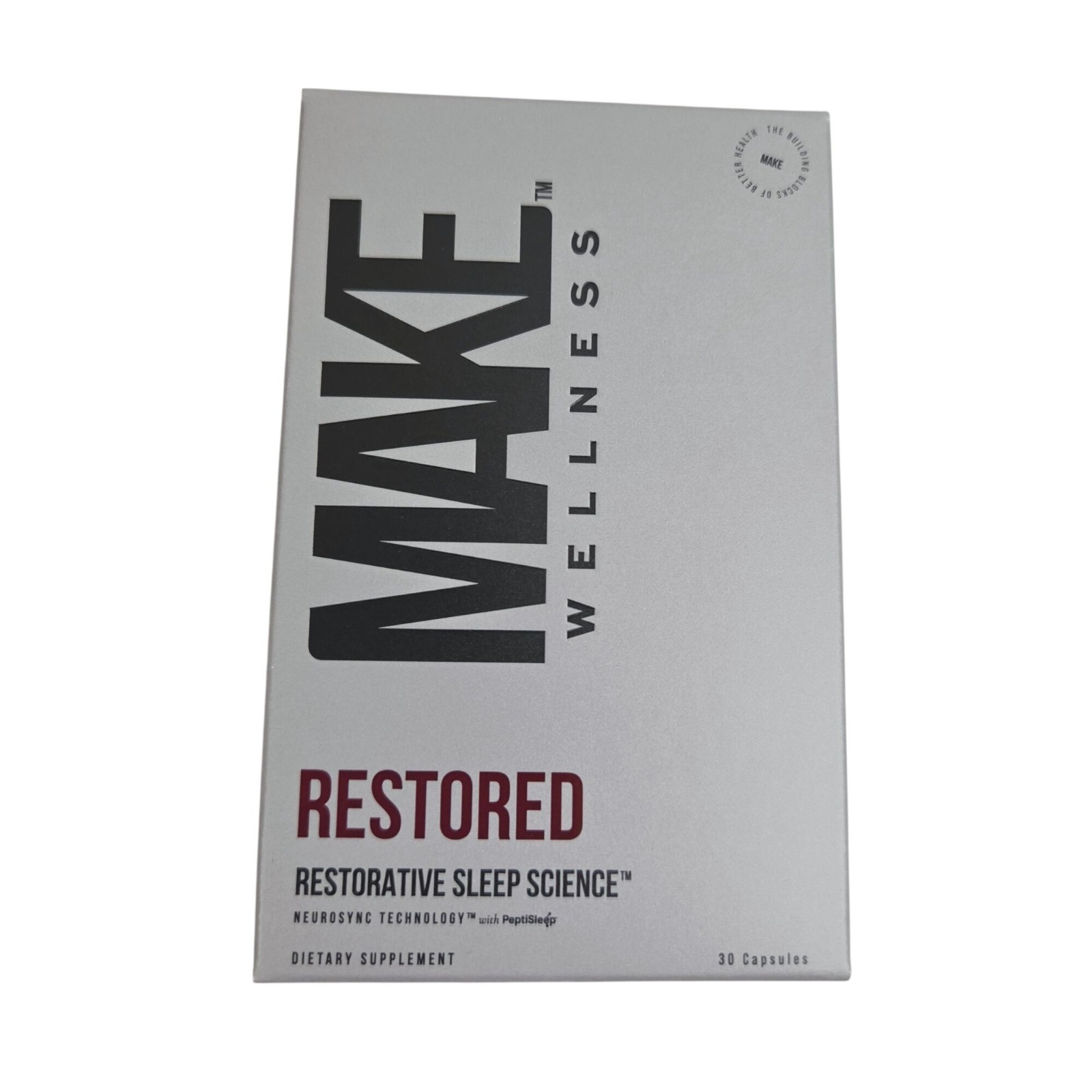 Make Wellness Restored Restorative Sleep Science Neurosync Capsules 30 Count