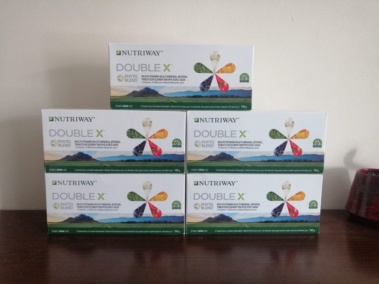 5 PACKS AMWAY Nutriway Nutrilite DOUBLE X Phyto Multivitamin 31 Day -Exp 04/2025