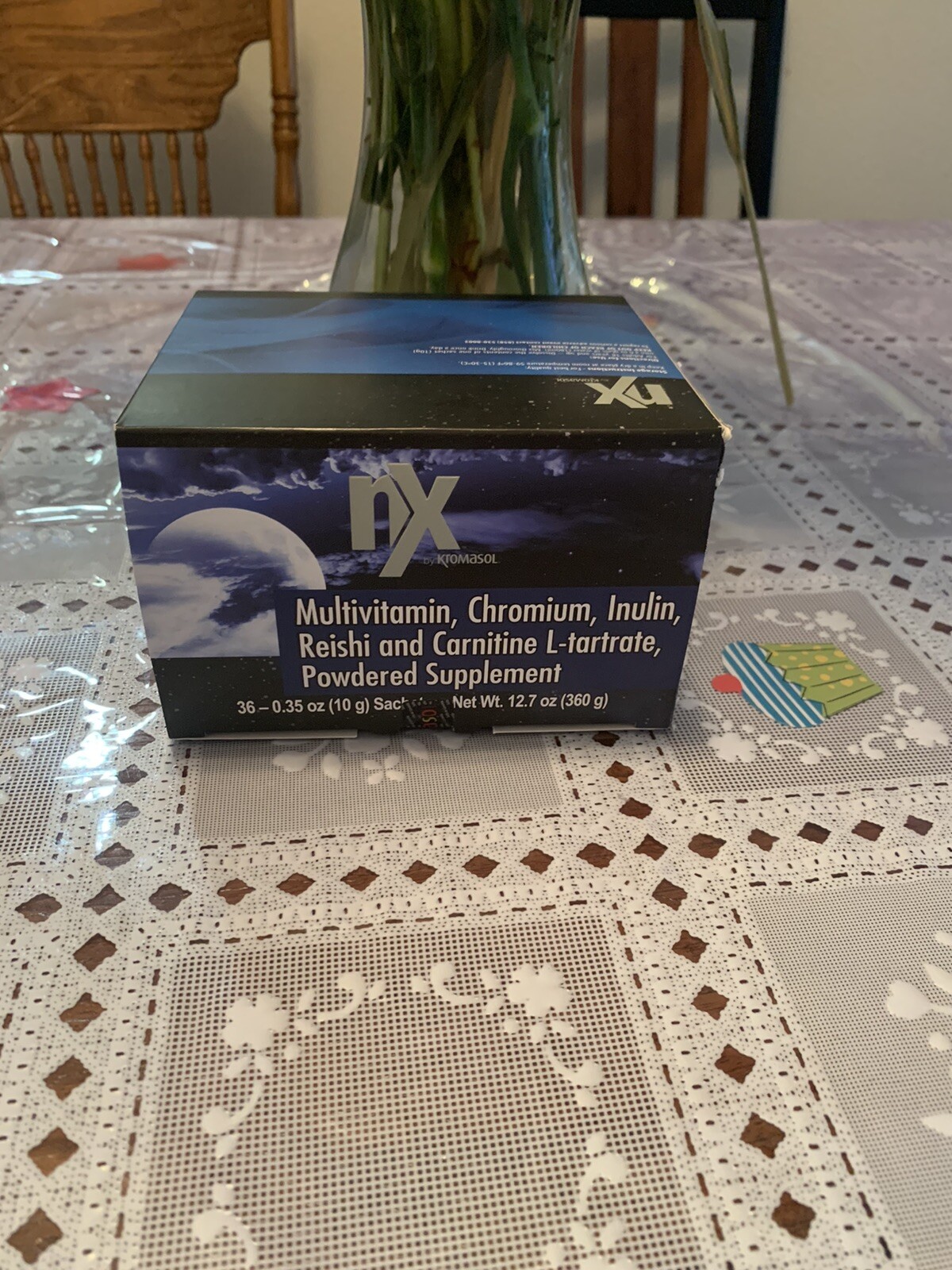 Multivitamin, Chromium, Inulin, Reishi And Carnitine And More.
