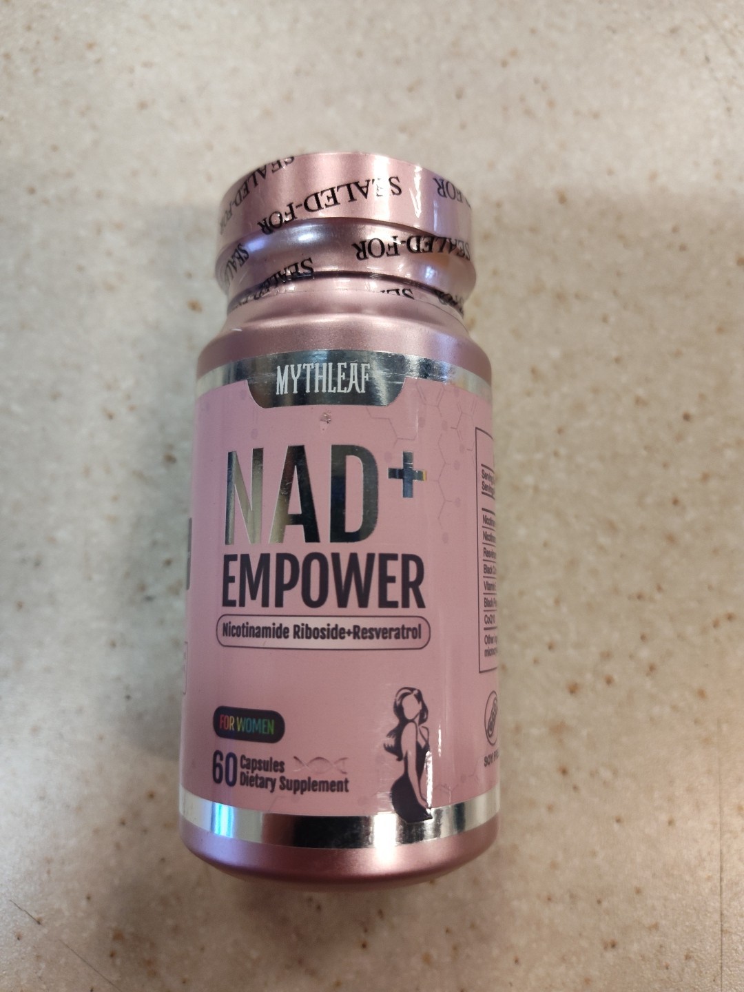 MythLeaf Exclusive NAD+ Empower Supplement for Women. (60 Capsules) Exp 4/2027