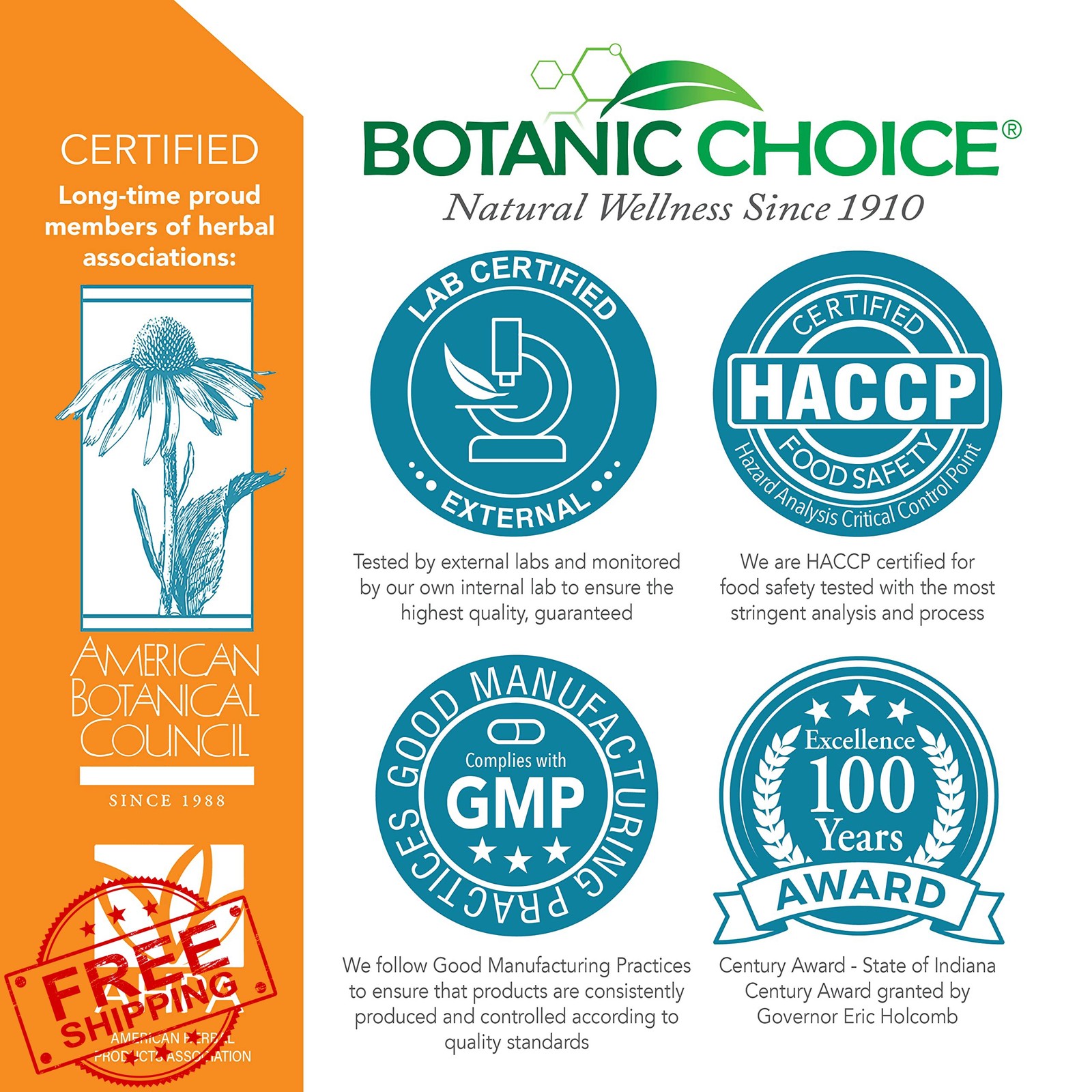 Botanic Choice Aloe Vera 90 Count Pack of 1