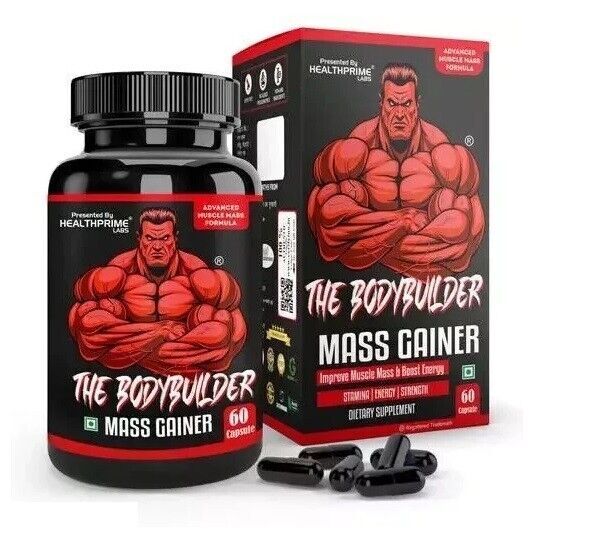 THE BODYBUILDER MASS GAINER CAPSULE FOR MUSCLE & WEIGHT GAIN (60 CAPSULES)