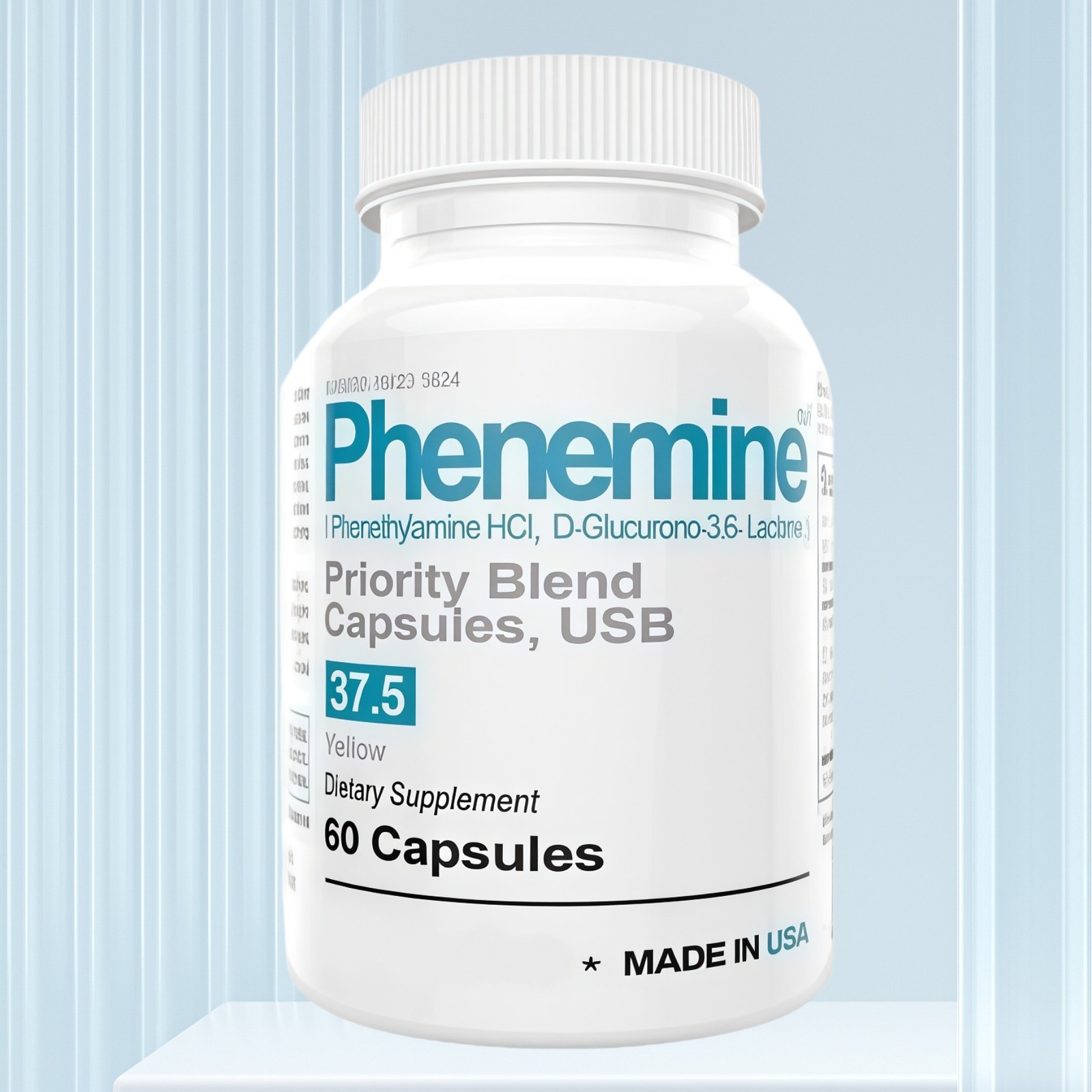 60 Capsules Phen 37.5 Strong Fat Burner Weight Loss Capsules