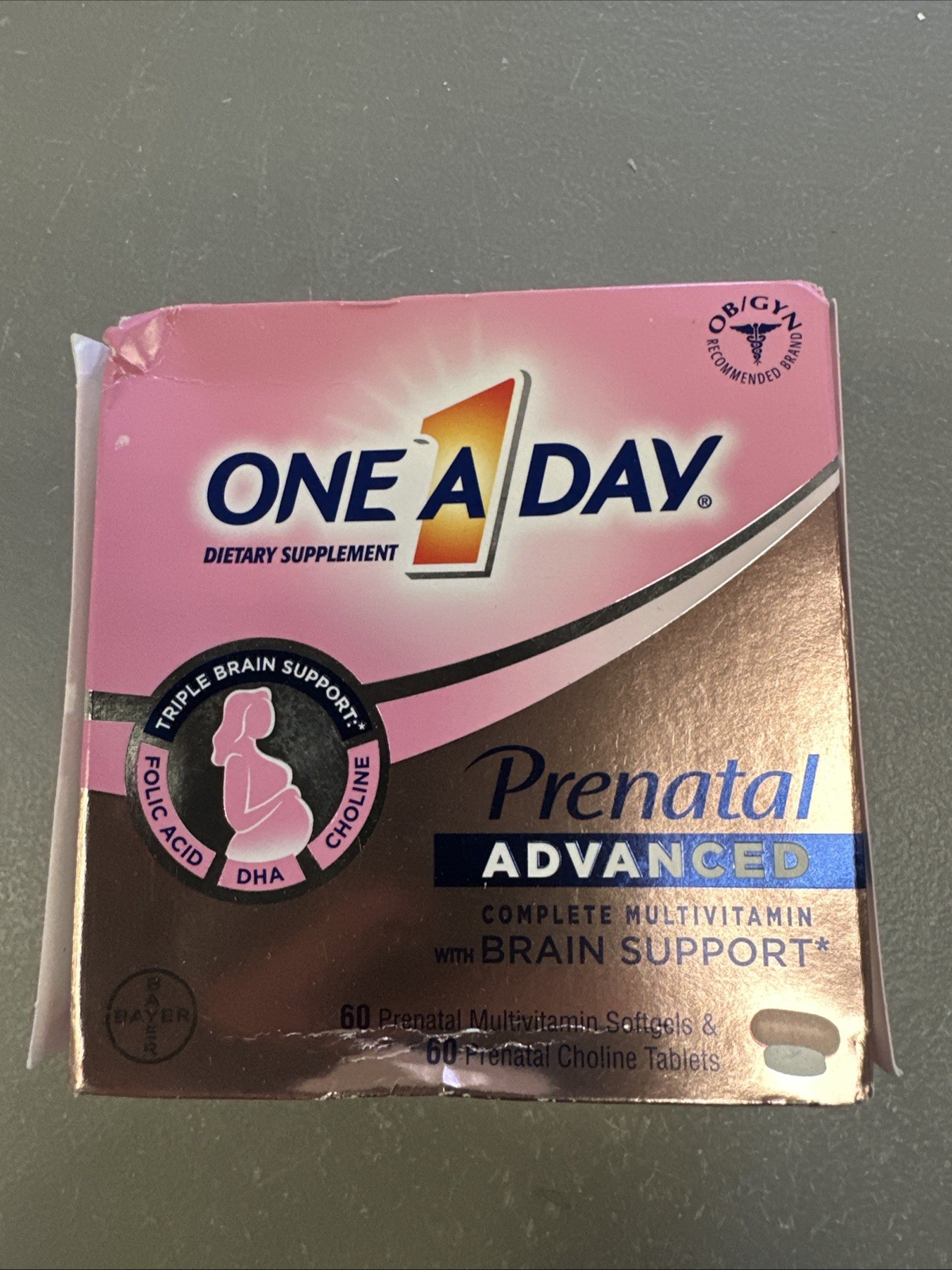 One A Day Prenatal Advanced Women’s Complete Multivitamin 60+60 Exp. 09/25 NEW