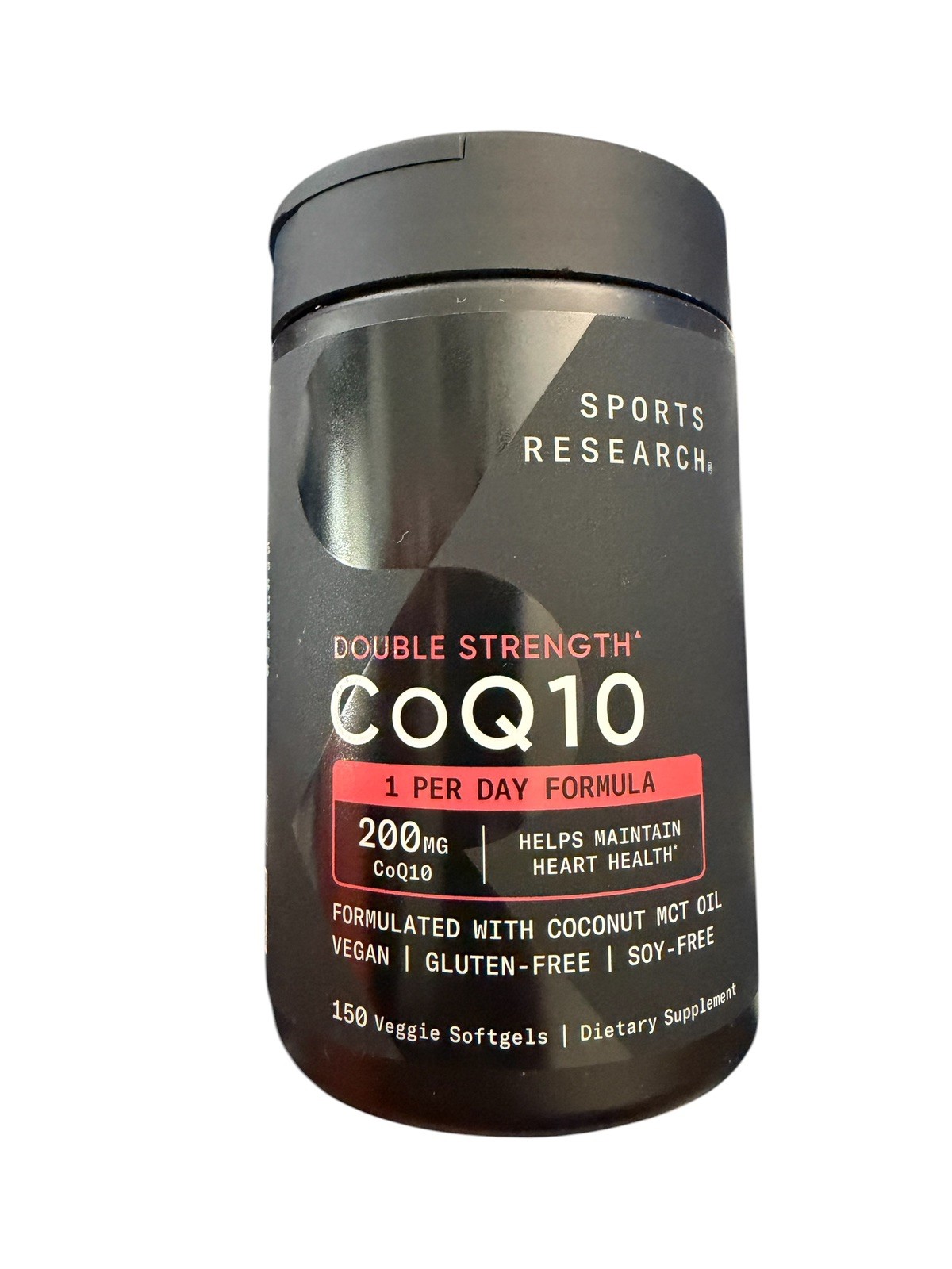 Sports Research CoQ10 200mg 150 Count EXP 11/2028 new