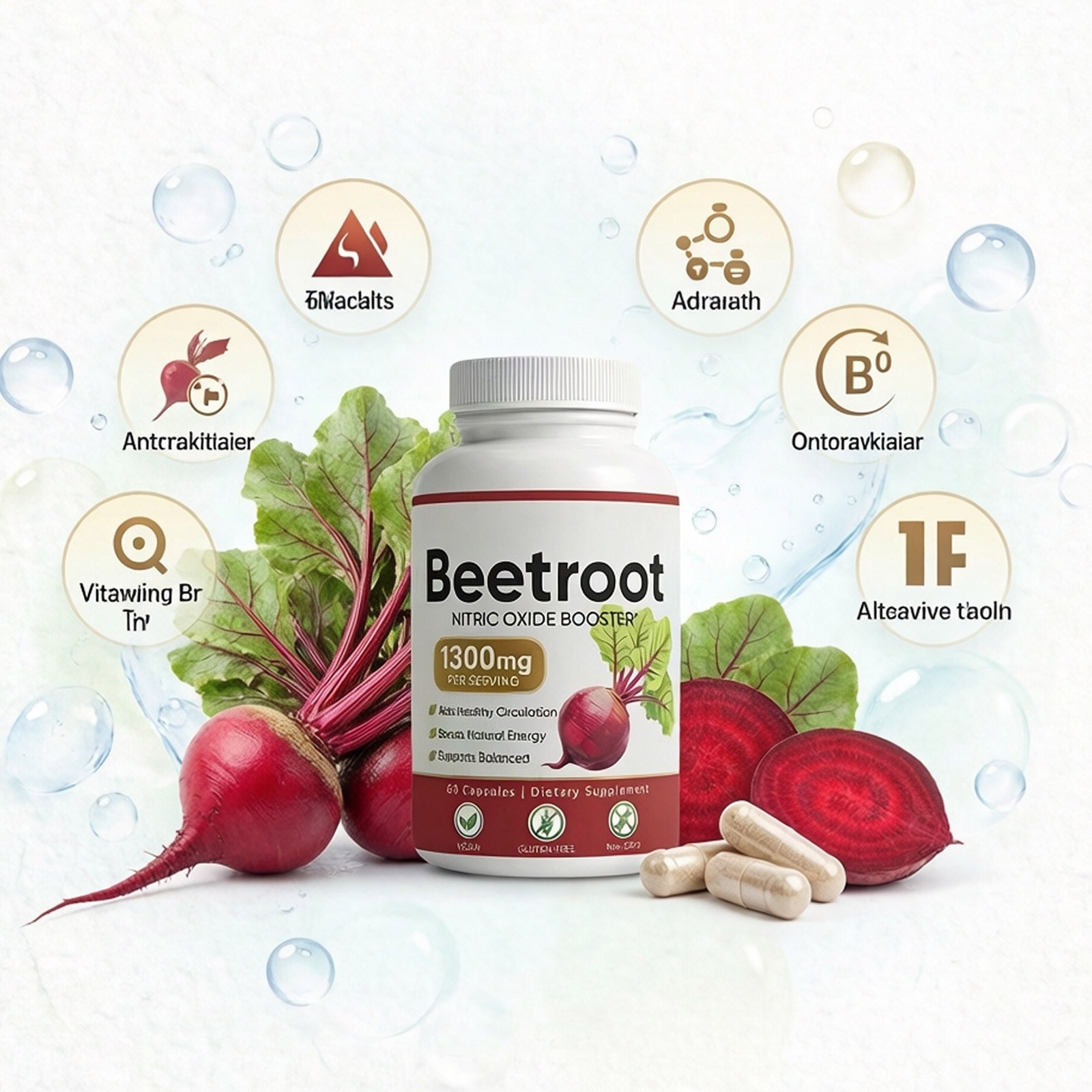Lemeli Beet Root Supplement 60 Capsules, Lemeli Beetroot – 1300mg