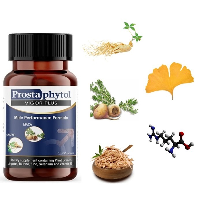 1x Prostaphytol + 1x Vigor Plus – Prostate Support, Saw Palmetto, Men’s Vitality