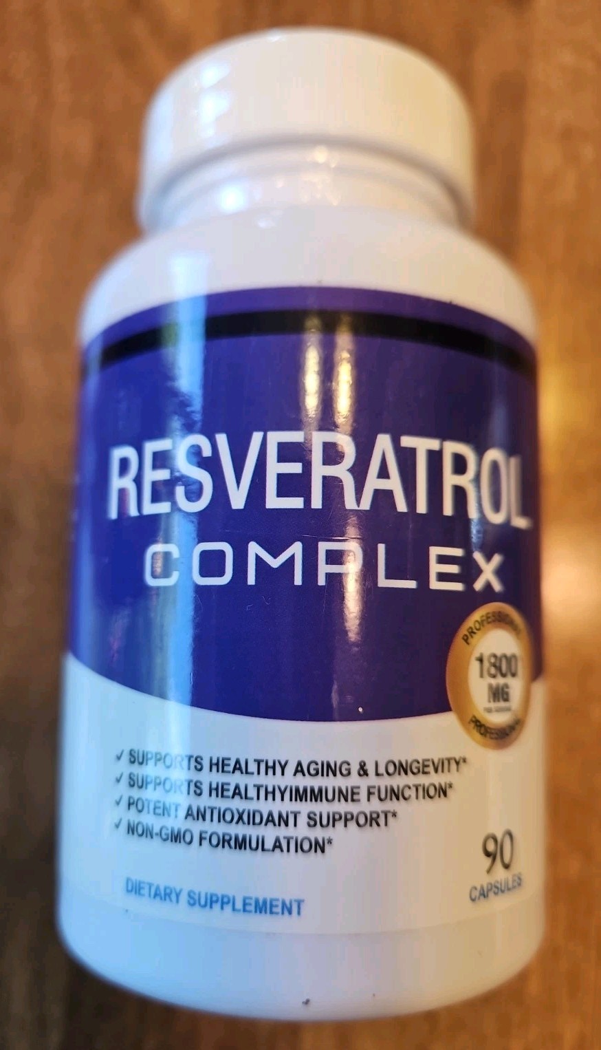 2 Bottles of Resveratrol 1800 mg Antioxidant Complex Highly Potent Pills
