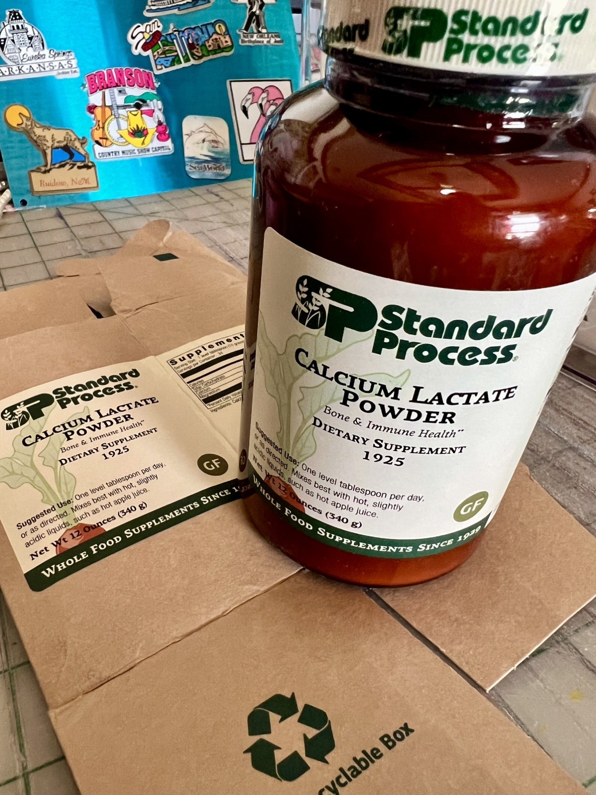 Standard Process – Calcium Lactate Powder – 12 Ounces (340 grams) sealed