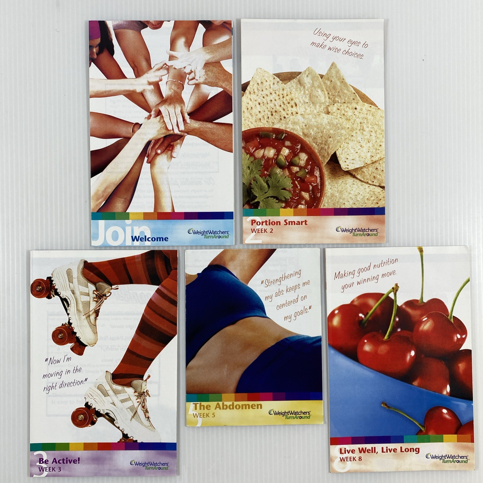 Weight Watchers Branded Case With Miscellaneous Program Booklets & Recipe Cards