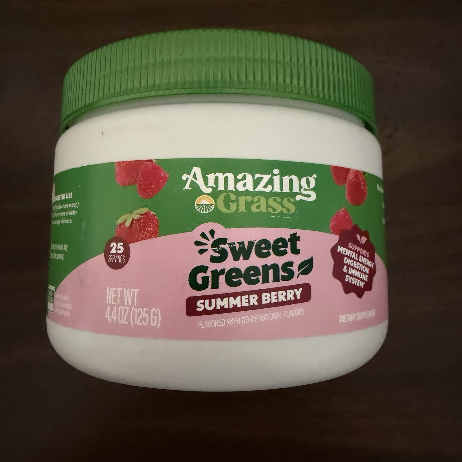 Amazing Grass Sweet Greens Superfood Powder, Summer Berry 25 Servings USA Seller