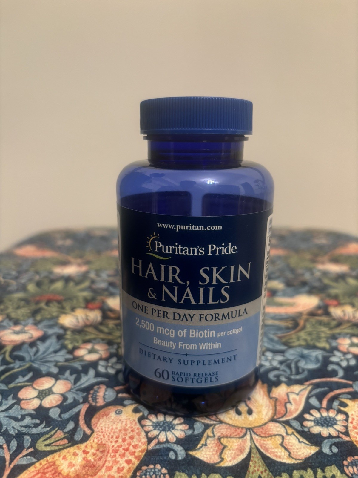 Puritan’s Pride Hair, Skin & Nails One Per Day Formula – 60 Softgels EXP 5/28