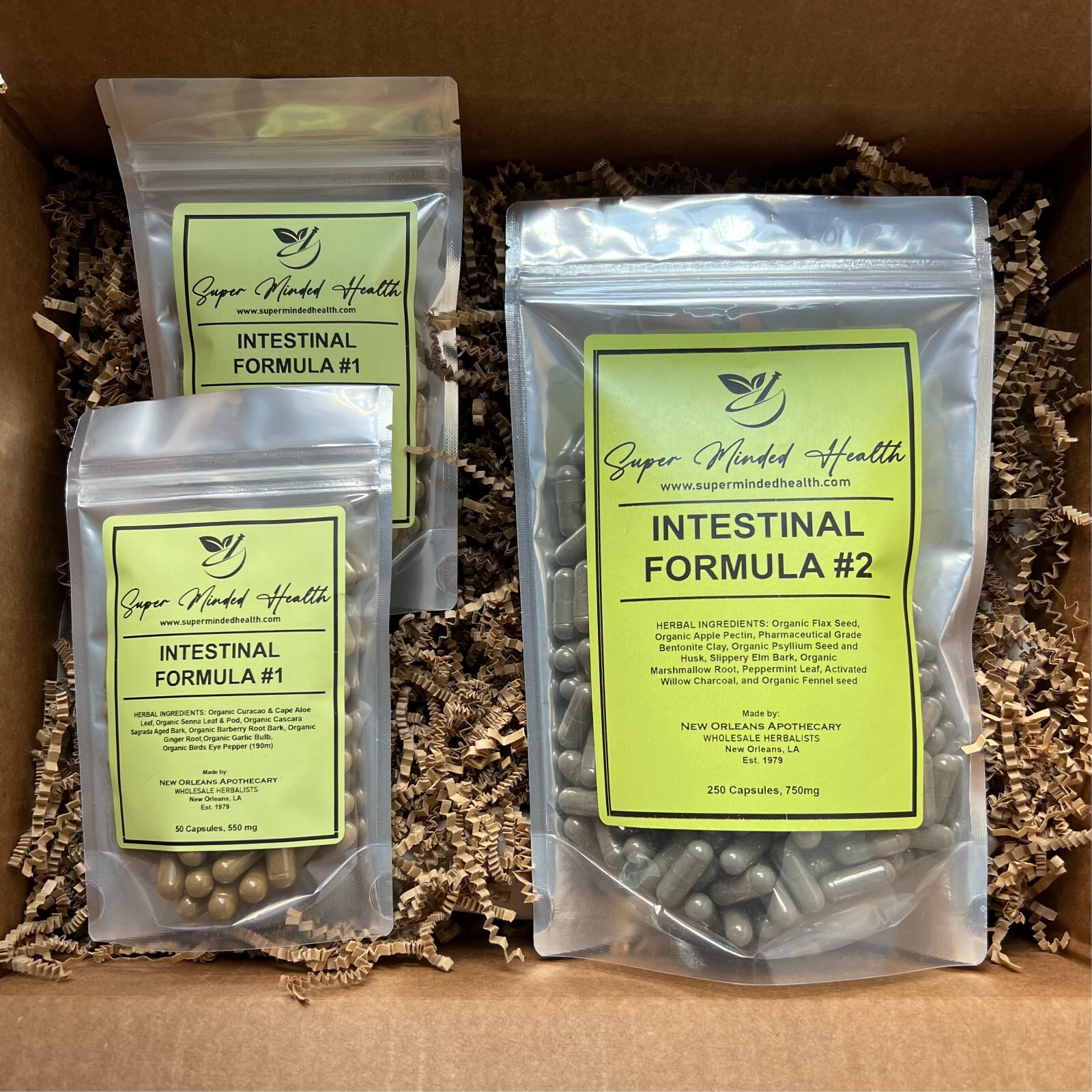 Complete Intestinal Formula Cleanse Kit | Detox | All Organic Herbs