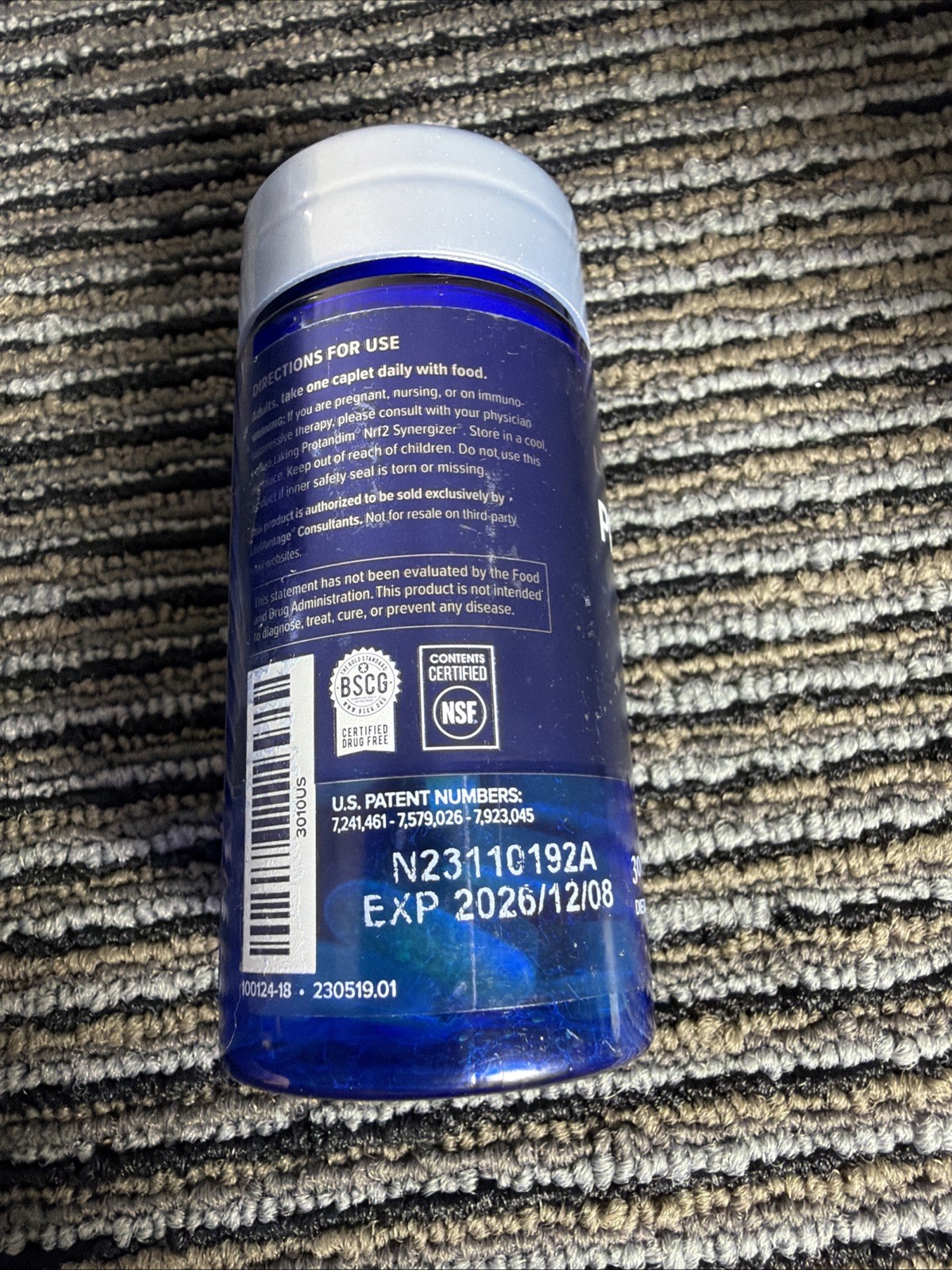 12 Bottles Authentic Nrf2 Synergizer 30 Caplets – Exp 12/2026