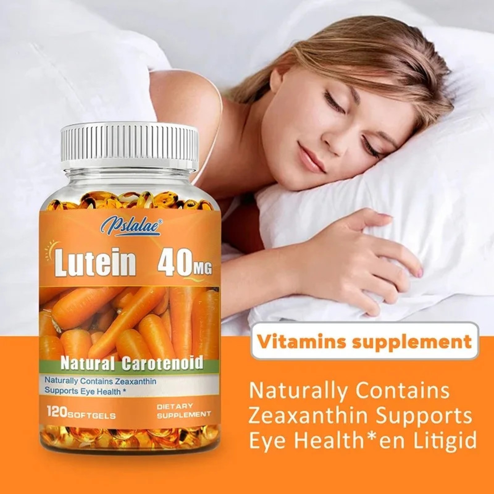 Lutein 240pcs – Relieve Dry Eyes, Reduce Eye Fatigue, Manage Eye Pressure