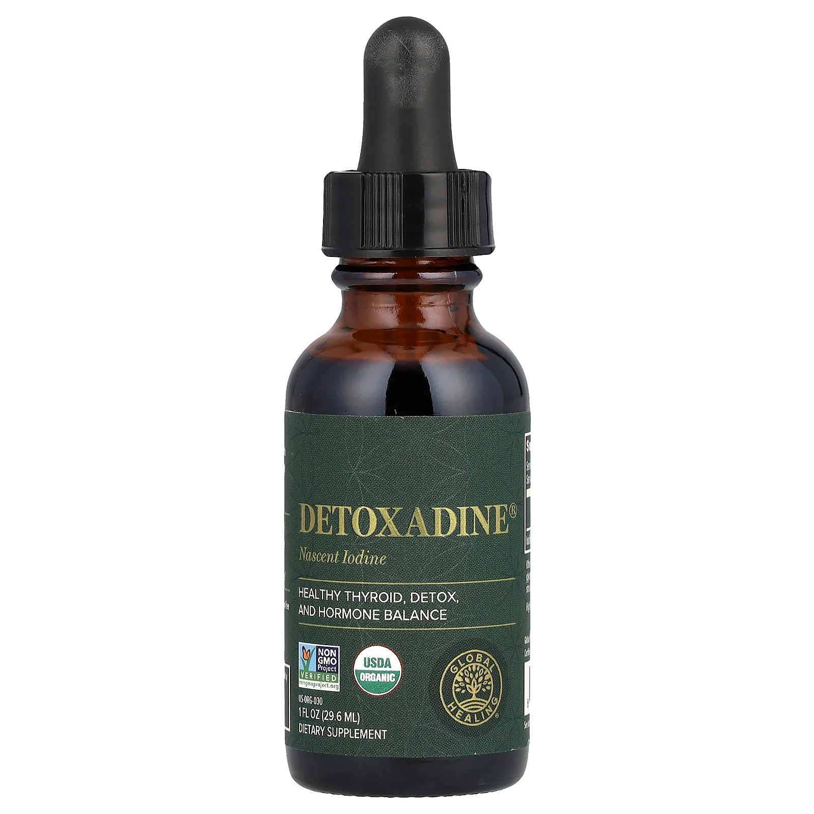 2 X Global Healing, Detoxadine, Nascent Iodine, 1 fl oz (29.6 ml)