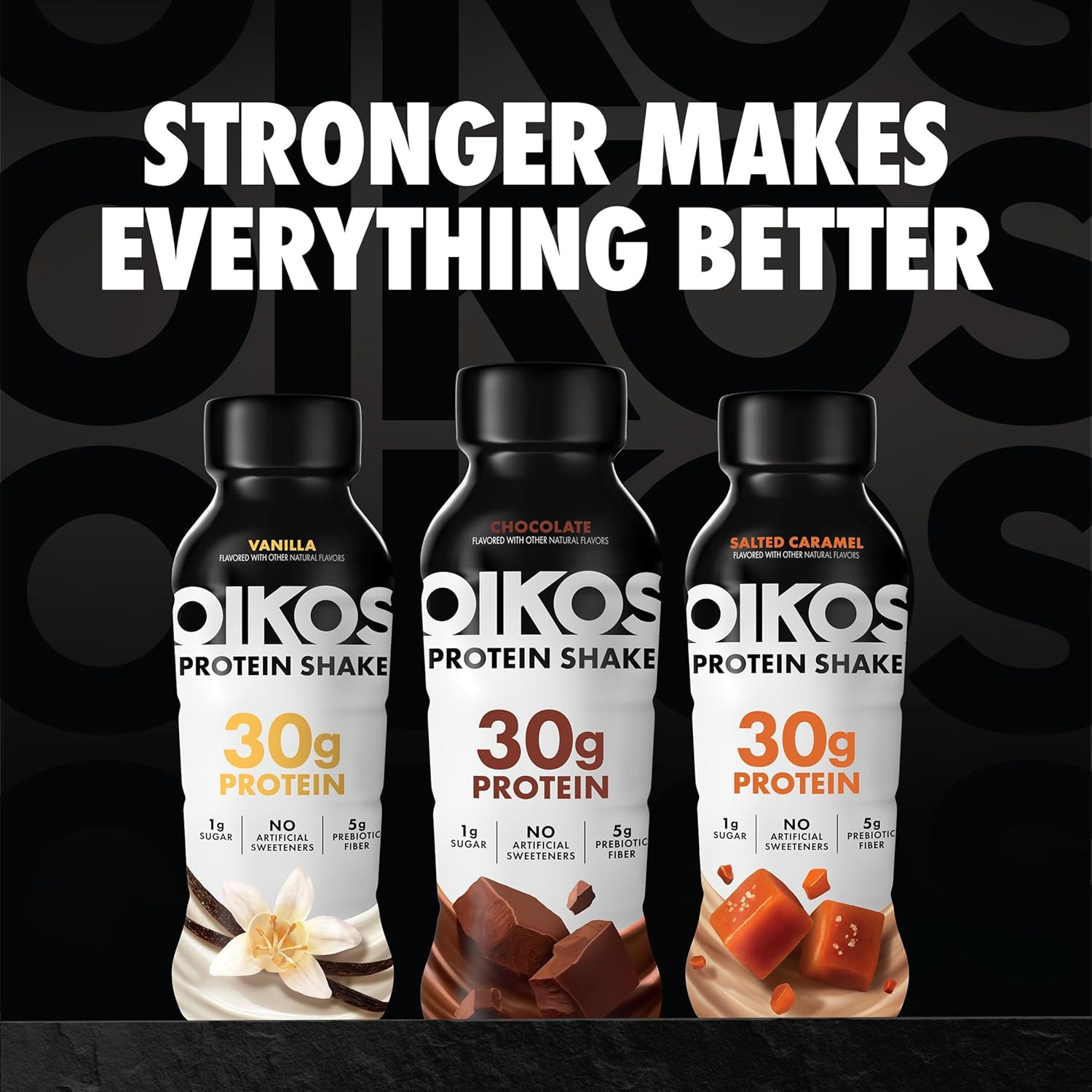 Protein Shake, Salted Caramel, 30G High Protein Drinks, Shelf Stable, Ready t…