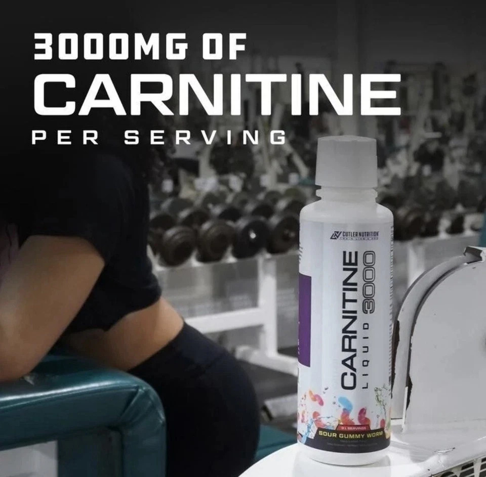 Cutler Nutrition Liquid Carnitine 3000mg for Energy and Metabolism peach Flavor*