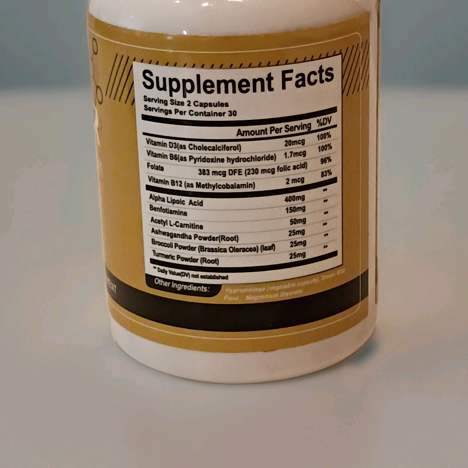 Nerve Savior Advanced Nerve Support 30 Day Supply 60 Capsules EXP 7/11/2026