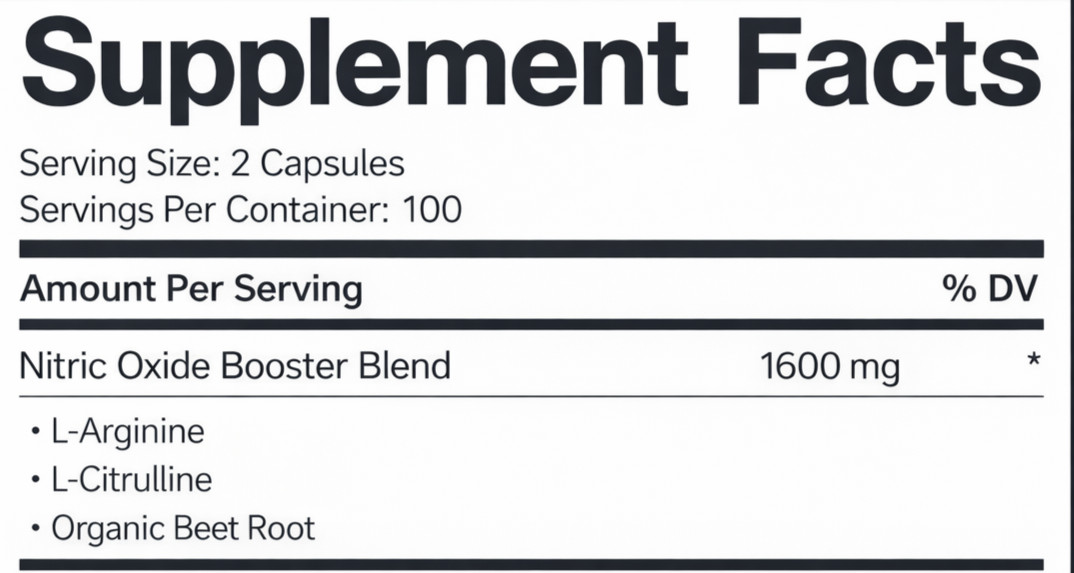 XTRA Boost – Nitric Oxide Booster 2400 mg