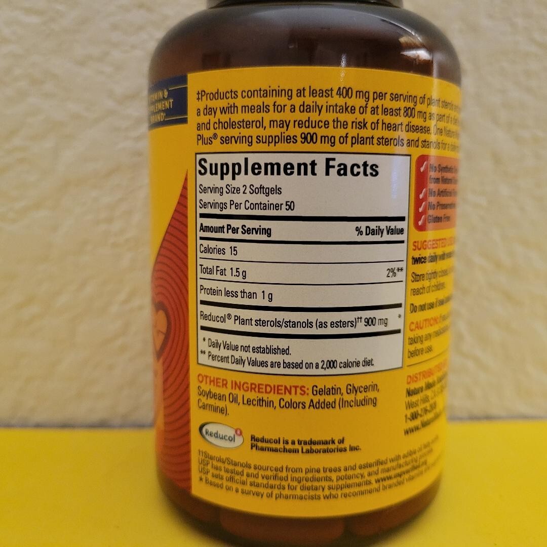 Nature Made Cholestoff Plus Dietary Supplement 100 Softgels 900 mg New Sealed