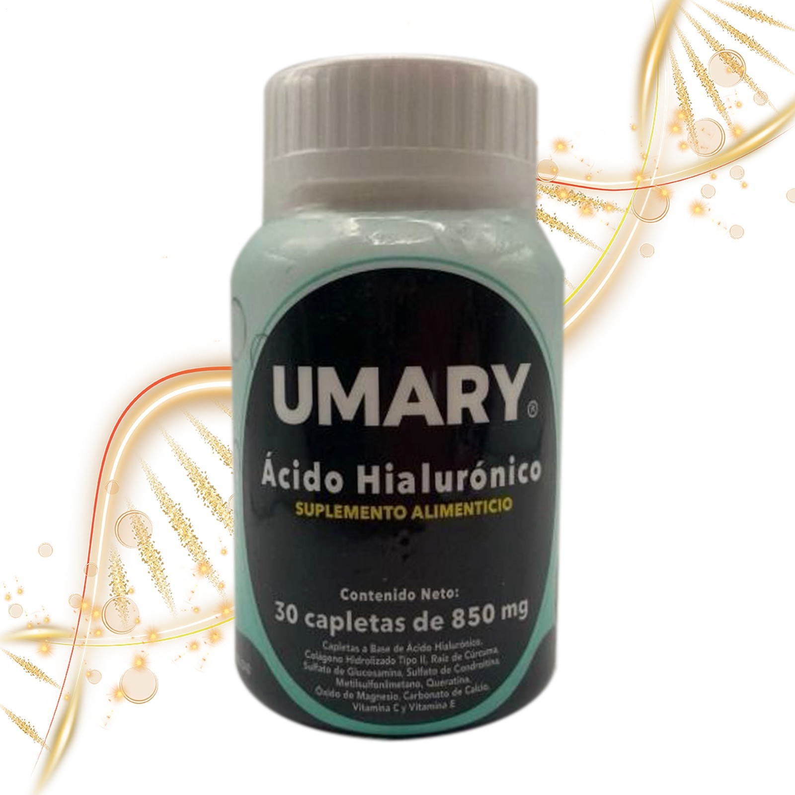 3 Packs Hyaluronic Acid 30 Caplets 850mg For Enhanced and Overall Body Wellness