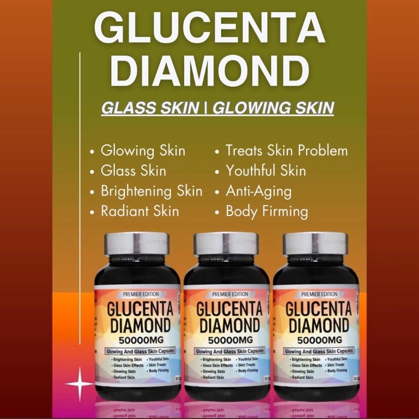 Premier Edition Glucenta Diamond Glowing and Glass skin 50 softgels 50000mg!