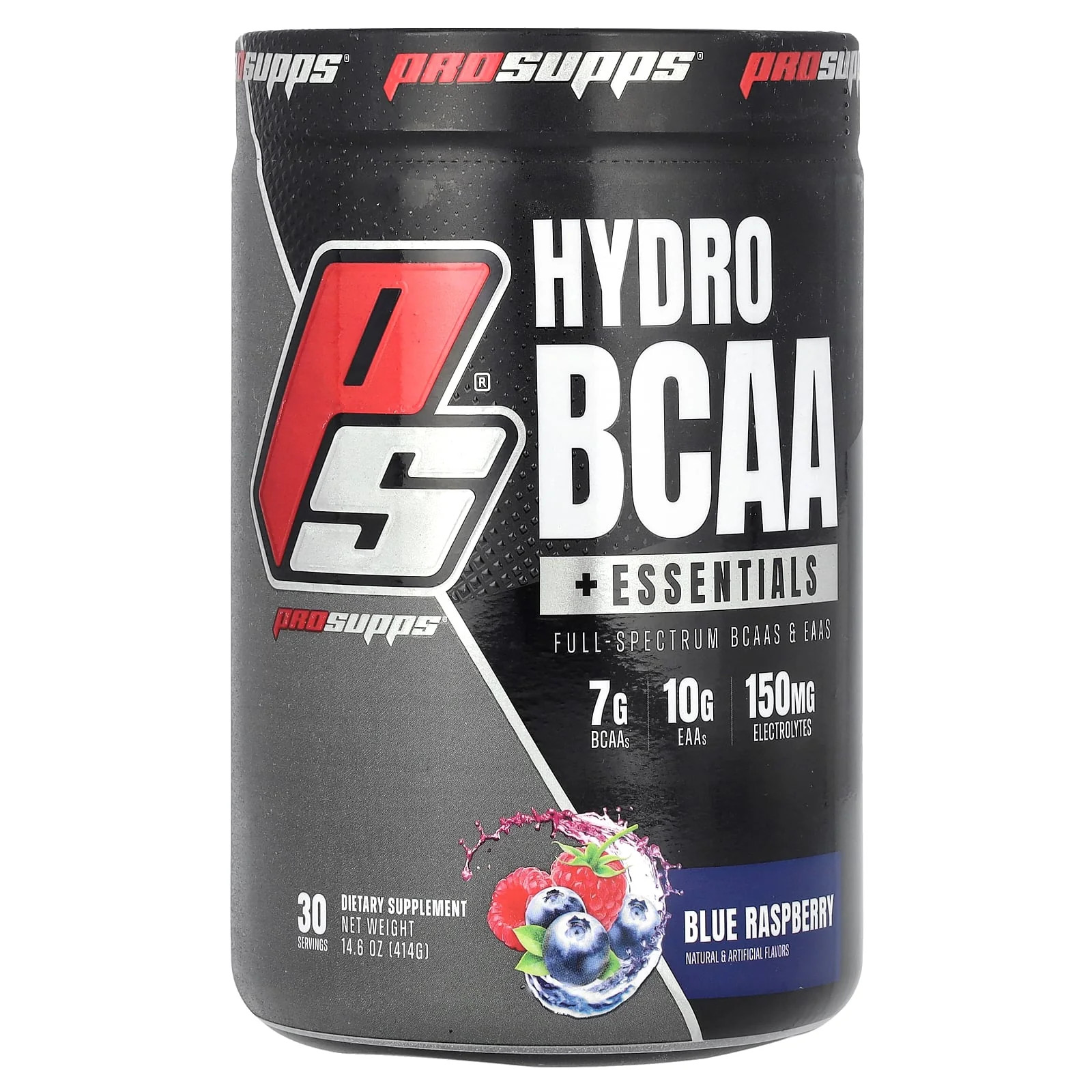 2 X ProSupps, Hydro BCAA +Essentials, Blue Raspberry, 14.6 oz (414 g)