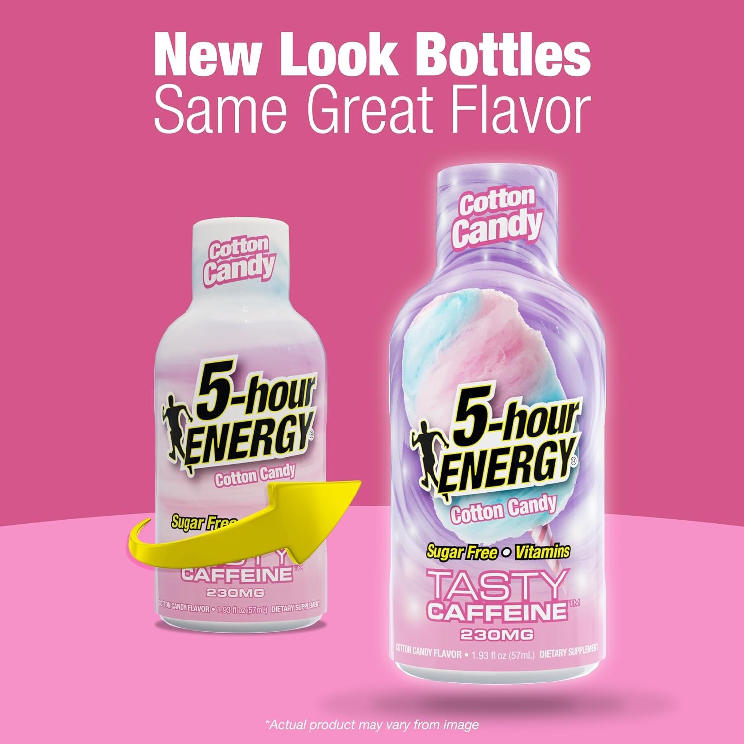 Cotton Candy Flavor 5 Hour Energy Shot Extra Strength 6 Count 1.93 Fl Oz