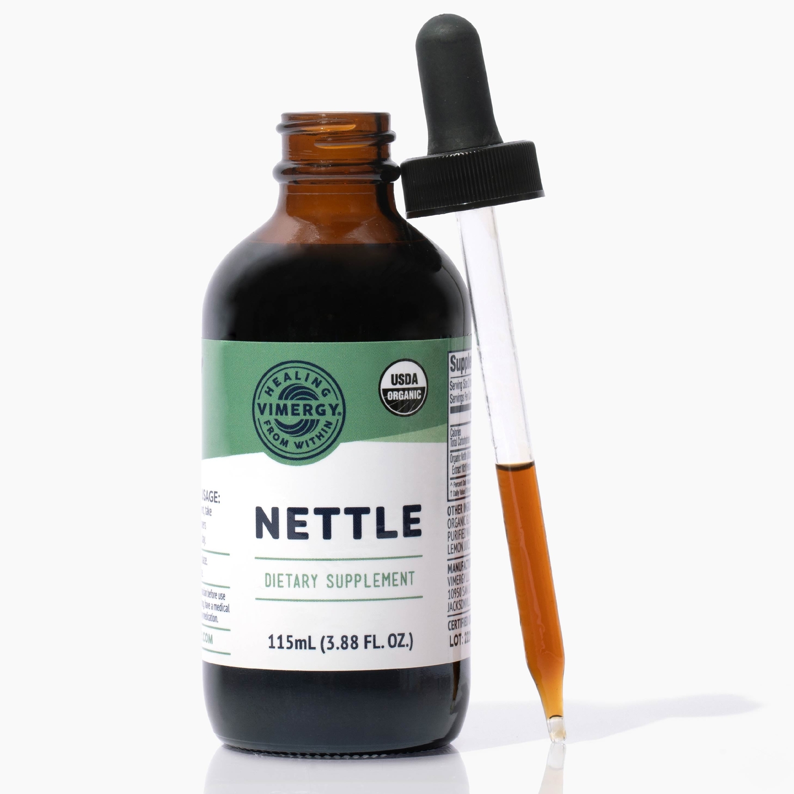 Vimergy Organic Nettle Leaf Extract, 57 Servings – Potent 10:1 Extract Drops