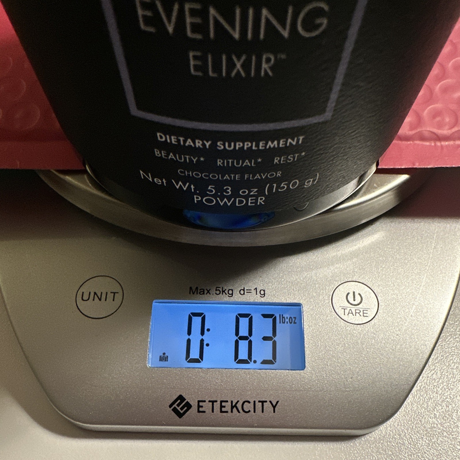 SEALED WelleCo Evening Elixir Chocolate Pwdr 150g Beauty Rest Vegan Gluten Free