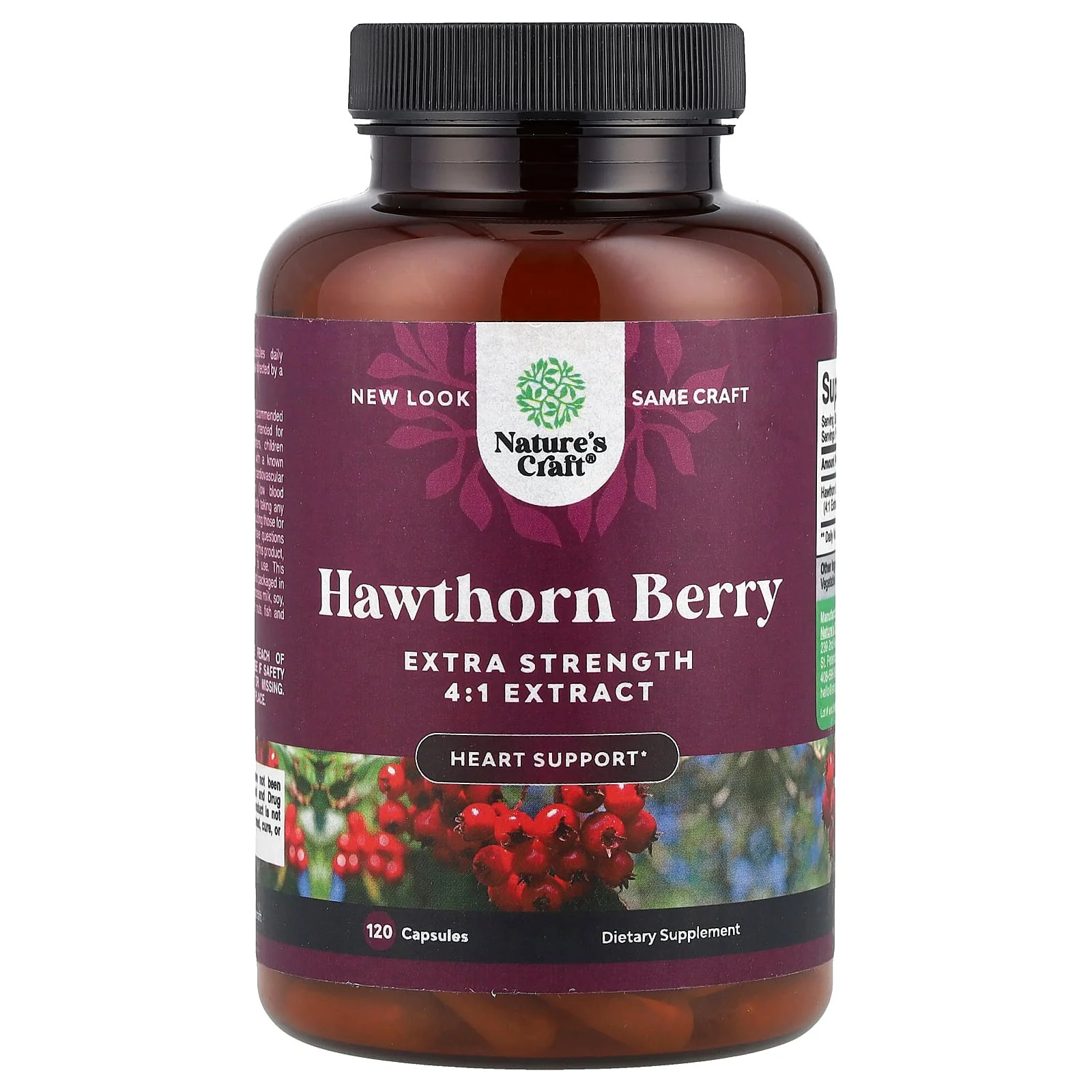 2 X Nature’s Craft, Hawthorn Berry, 120 Capsules (665 mg per Capsule)