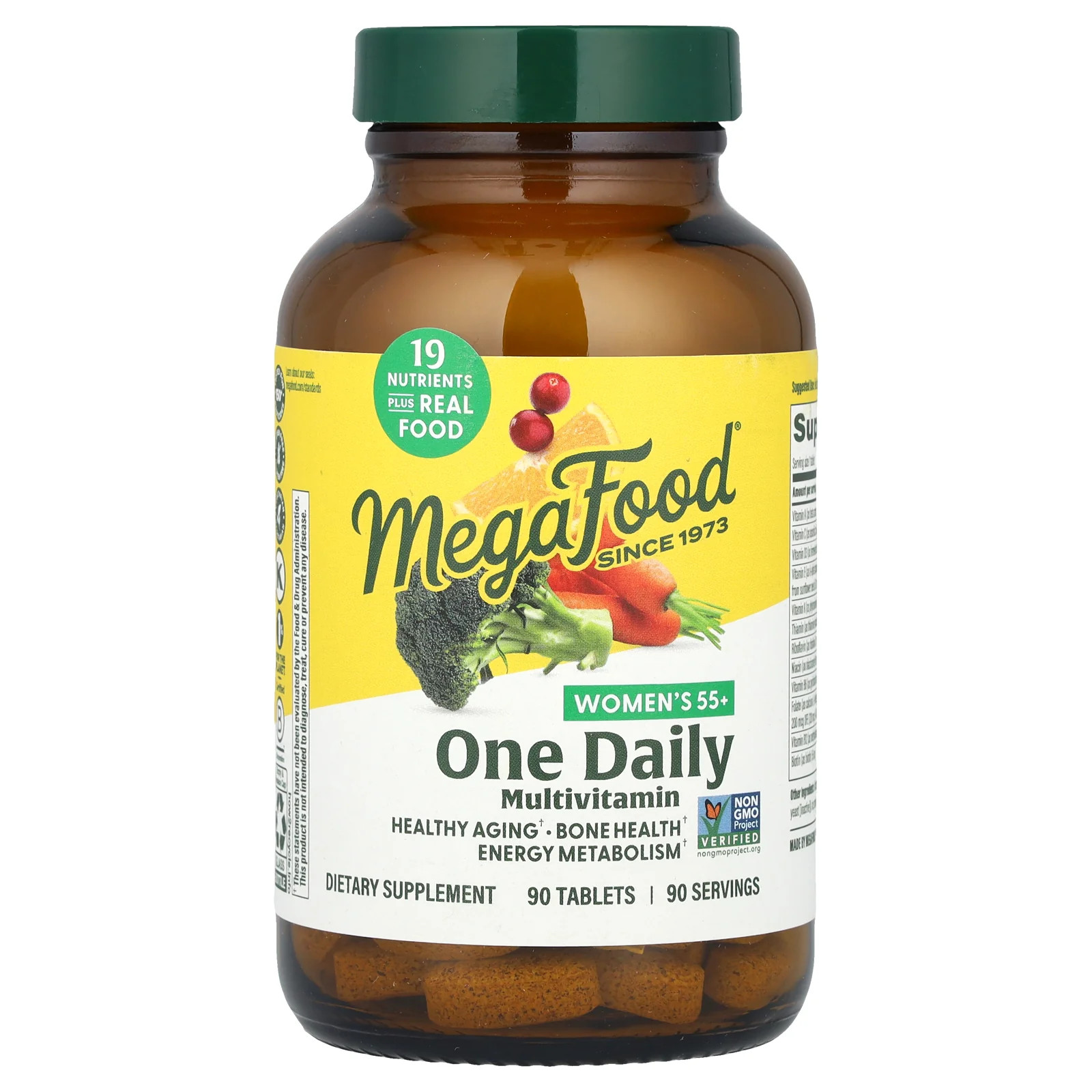 2 X MegaFood, Women’s 55+, One Daily Multivitamin, 90 Tablets