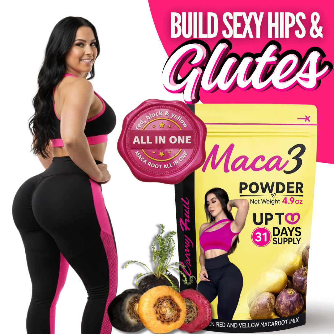 BIGGER BOOTY ,WIDER HIPS & THICKER THIGHS in WEEKS w/ MACA 3 POWDER (1 Month)