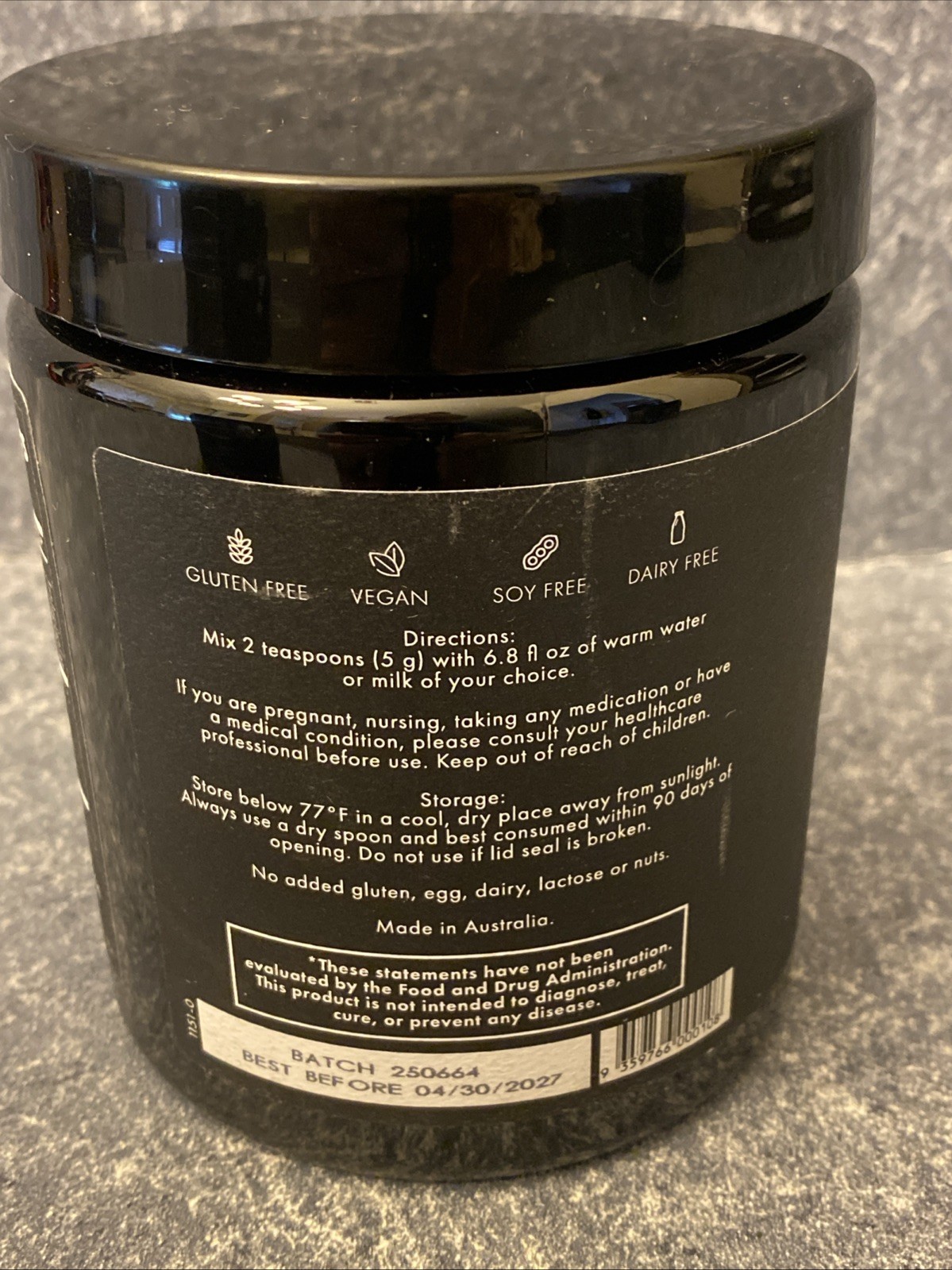 WelleCo Evening Elixir Chocolate 5.3oz 150g Powder Sealed Exp 04/27