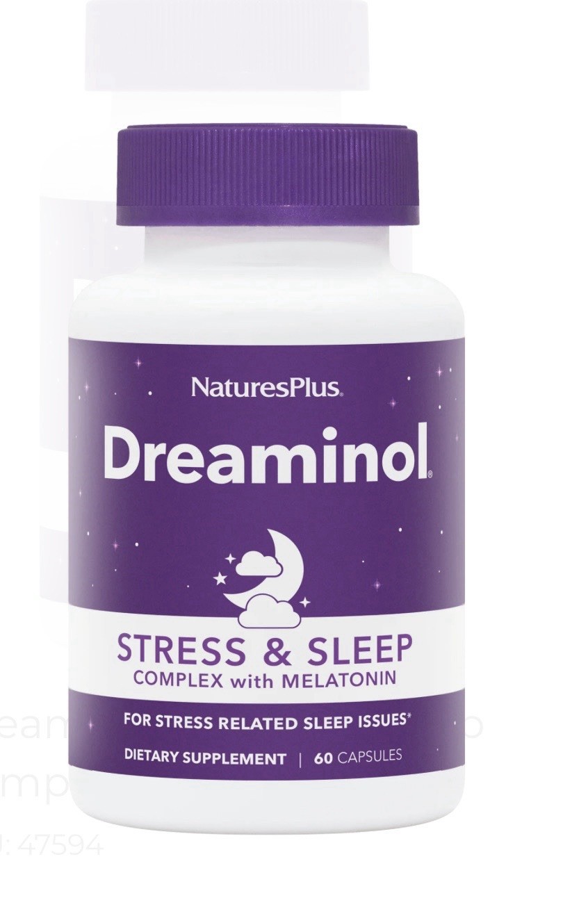 Nature’s Plus Dreaminol Stress & Sleep Complex w/Melatonin 60 Caps SEALED/ NEW