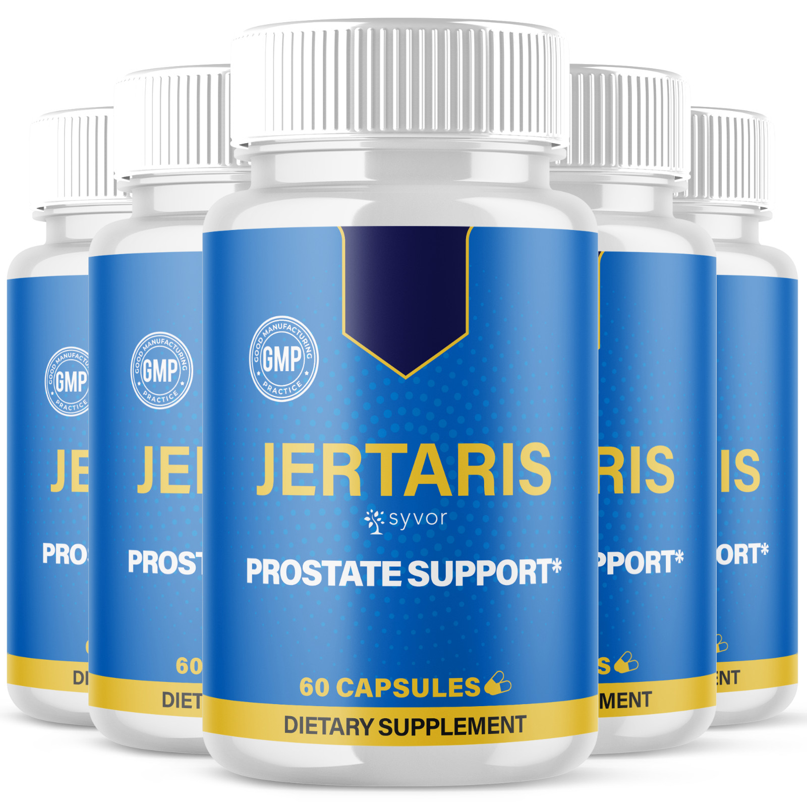 (5 Pack) Jertaris Pills Advanced Prostate & Bladder Support Formula 300 Capsules